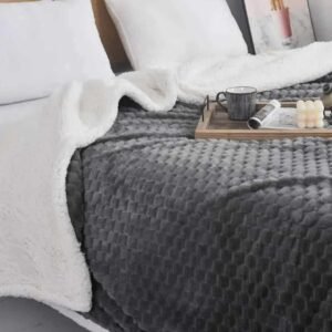 Κουβέρτα Προβατάκι Sherpa Γκρι Σκούρο 220X240 2.5kg GB4