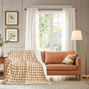 Κουβέρτα Sherpa Γούνα  Καφετί 160x220cm 2KG QNG-4