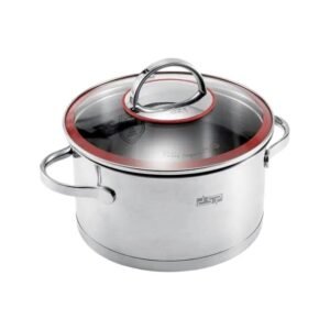 Κατσαρόλα ανοξείδωτη με καπάκι – 18 x 10cm – DSP – 561734