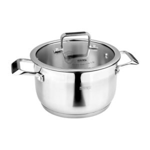 Κατσαρόλα ανοξείδωτη με καπάκι – 28CM 9.4L – DSP – 560393