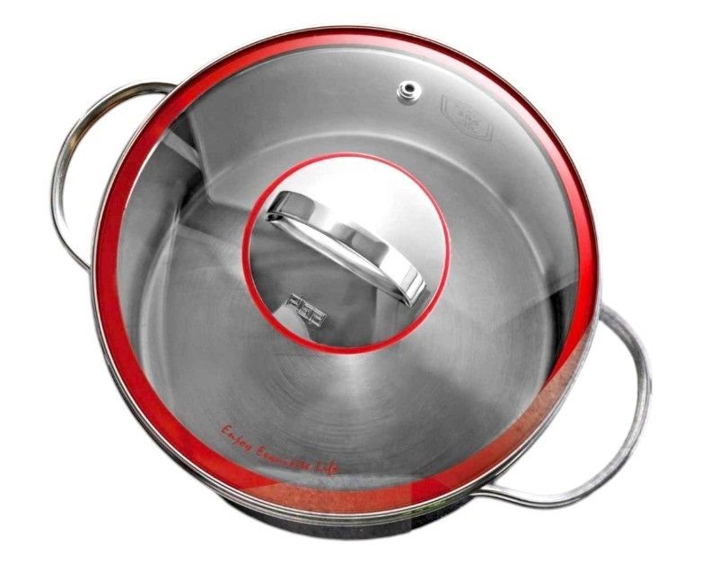 Κατσαρόλα ανοξείδωτη με καπάκι – 20 x 11.5cm – DSP – 561604 - Image 2