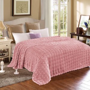 Κουβέρτα Flannel Fleece Ροζ 160x220cm PPMT-3