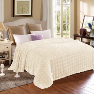 Κουβέρτα Flannel Fleece Εκρού 160x220cm PPMT-2