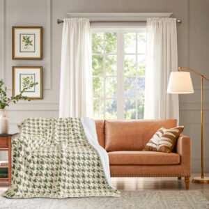 Κουβέρτα Sherpa Γούνα Πράσινο 160x220cm 2KG QNG-2