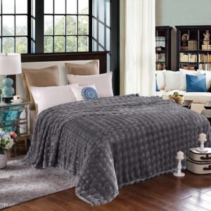 Κουβέρτα Flannel Fleece Γκρι Σκούρο 160x220cm PPMT-7